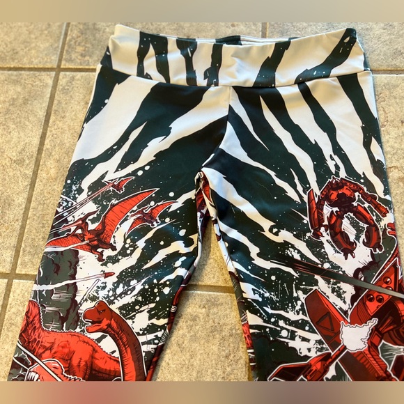 NWT- Excision - Women’s Leggings / Large

'Dino vs. Robot' Leggings - Red - Picture 6 of 13
